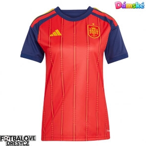 Španělsko Dámské Domácí Dres MS 2026 Krátký Rukáv